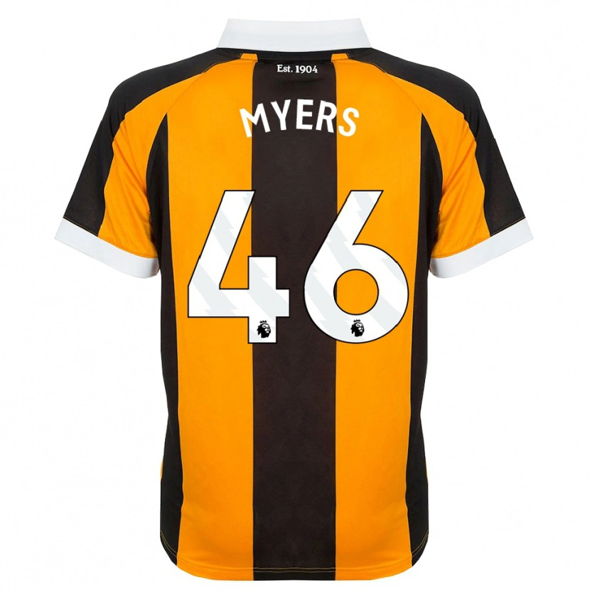 Danxen Donna Maglia Zane Myers #46 Arancione Nero Bianco Kit Gara Home 2026/27 Maglietta