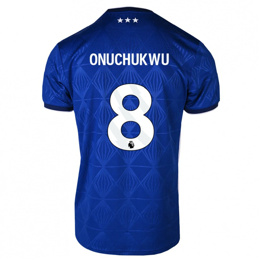 Danxen Donna Maglia Abube Onuchukwu #8 Blu Medio Bianco Rosso Kit Gara Home 2026/27 Maglietta