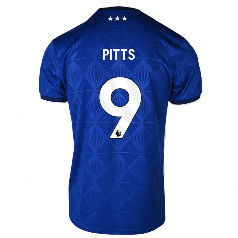 Danxen Donna Maglia Josh Pitts #9 Blu Medio Bianco Rosso Kit Gara Home 2026/27 Maglietta