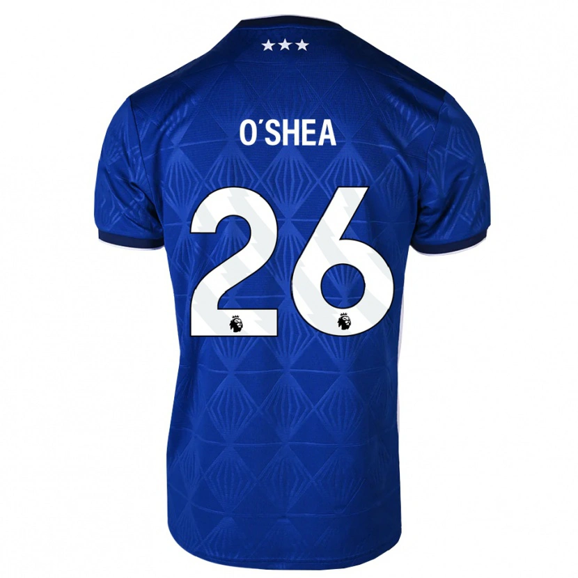 Danxen Donna Maglia Dara O'shea #26 Blu Medio Bianco Rosso Kit Gara Home 2026/27 Maglietta