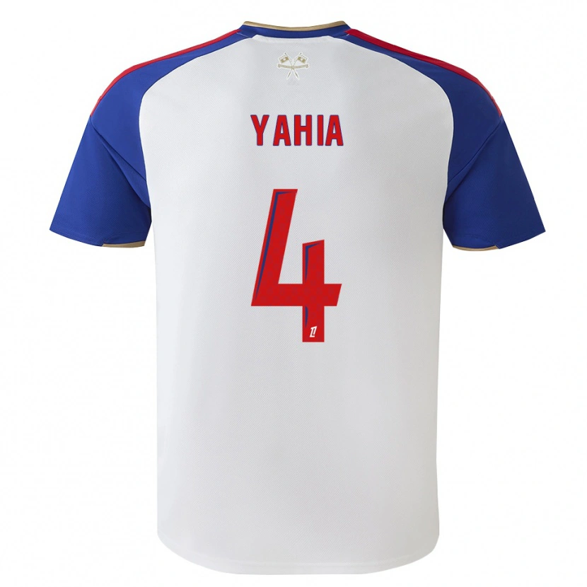 Danxen Donna Maglia Kelyan Yahia #4 Blu Reale Rosso Bianco Kit Gara Home 2026/27 Maglietta