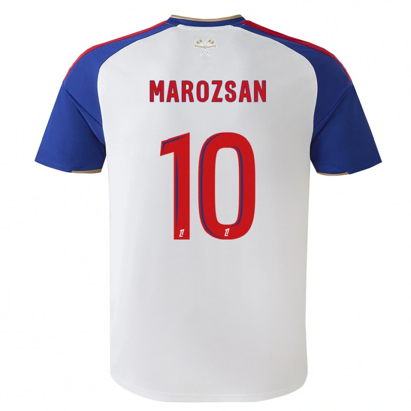 Danxen Donna Maglia Dzsenifer Marozsan #10 Blu Reale Rosso Bianco Kit Gara Home 2026/27 Maglietta