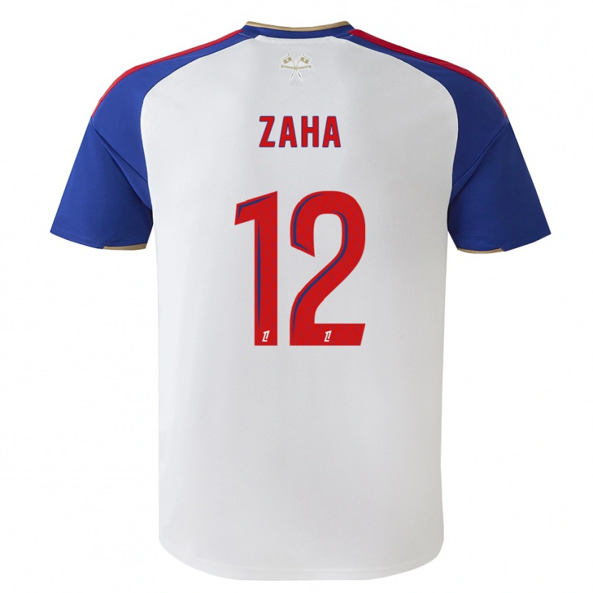 Danxen Donna Maglia Wilfried Zaha #12 Blu Reale Rosso Bianco Kit Gara Home 2026/27 Maglietta