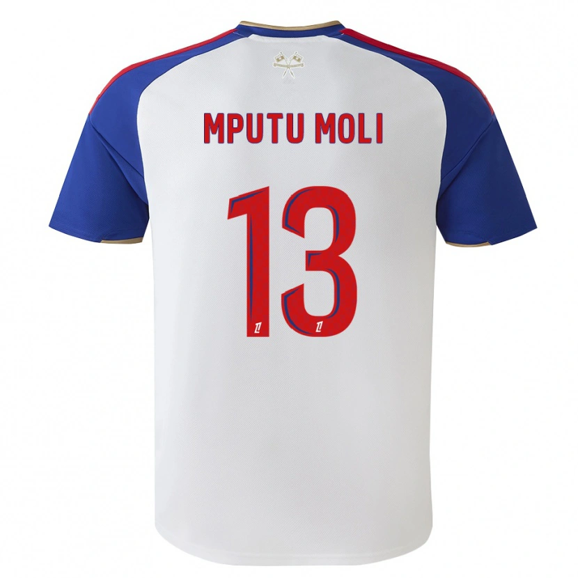 Danxen Donna Maglia Jérémie Mputu Moli #13 Blu Reale Rosso Bianco Kit Gara Home 2026/27 Maglietta