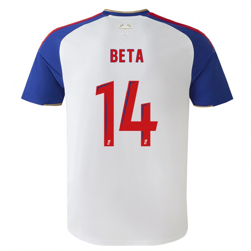 Danxen Donna Maglia Nathanaël Beta #14 Blu Reale Rosso Bianco Kit Gara Home 2026/27 Maglietta