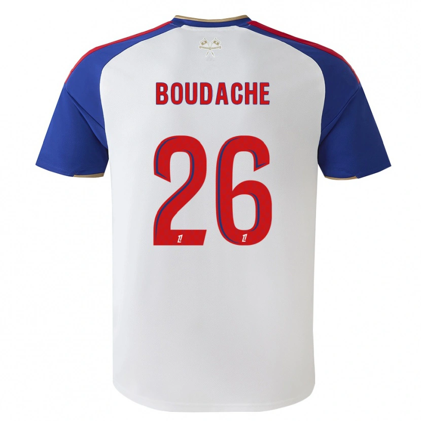 Danxen Donna Maglia Kaïl Boudache #26 Blu Reale Rosso Bianco Kit Gara Home 2026/27 Maglietta