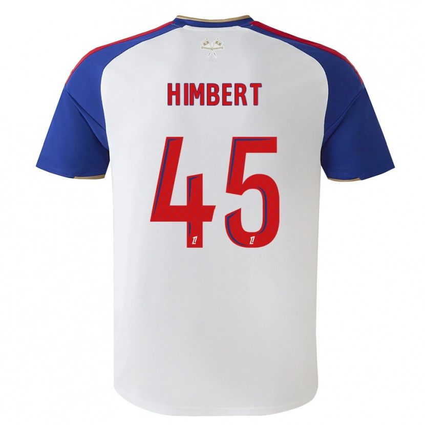 Danxen Donna Maglia Rémi Himbert #45 Blu Reale Rosso Bianco Kit Gara Home 2026/27 Maglietta