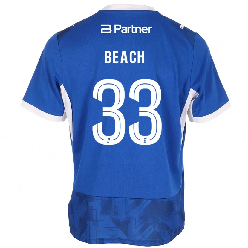 Danxen Donna Maglia Patrick Beach #33 Blu Medio Bianco Kit Gara Home 2026/27 Maglietta