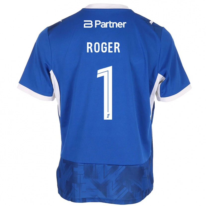Danxen Donna Maglia Ethan Roger #1 Blu Medio Bianco Kit Gara Home 2026/27 Maglietta