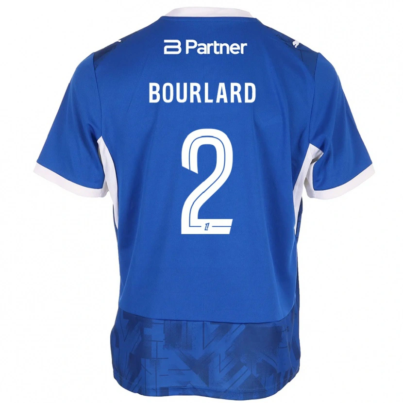 Danxen Donna Maglia Liam Bourlard #2 Blu Medio Bianco Kit Gara Home 2026/27 Maglietta