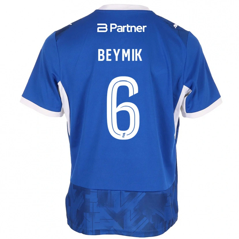 Danxen Donna Maglia Adam Beymik #6 Blu Medio Bianco Kit Gara Home 2026/27 Maglietta