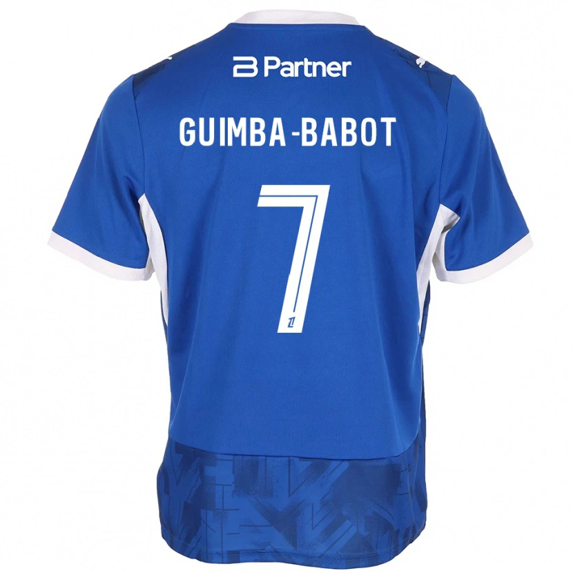 Danxen Donna Maglia Khays Guimba-Babot #7 Blu Medio Bianco Kit Gara Home 2026/27 Maglietta