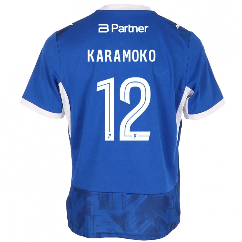 Danxen Donna Maglia Noah Karamoko #12 Blu Medio Bianco Kit Gara Home 2026/27 Maglietta