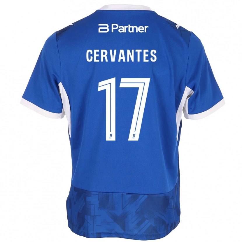 Danxen Donna Maglia Noa Cervantes #17 Blu Medio Bianco Kit Gara Home 2026/27 Maglietta