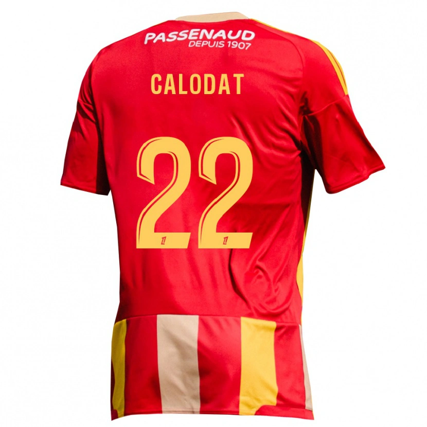 Danxen Donna Maglia Lucas Calodat #22 Giallo Rosso Verde Kit Gara Home 2026/27 Maglietta