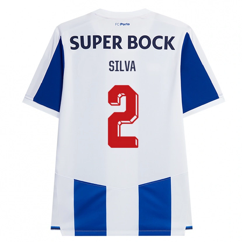 Danxen Donna Maglia Marco Silva #2 Blu Bianco Rosso Kit Gara Home 2026/27 Maglietta
