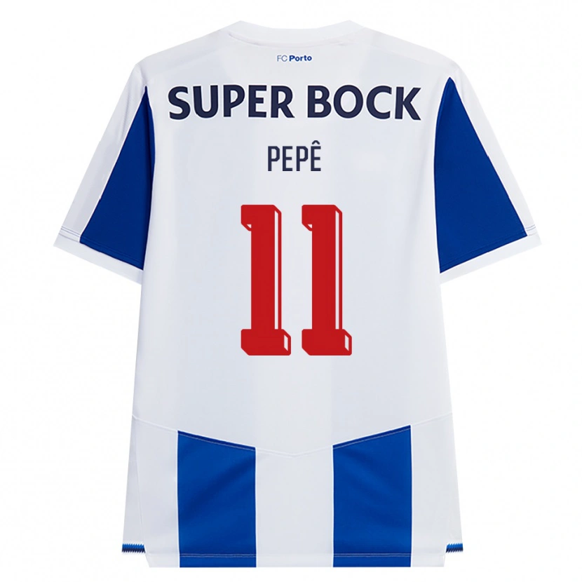 Danxen Donna Maglia Pepê #11 Blu Bianco Rosso Kit Gara Home 2026/27 Maglietta