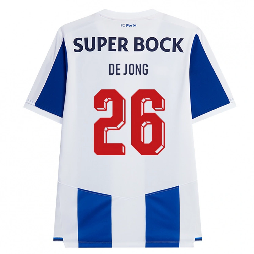 Danxen Donna Maglia Luuk De Jong #26 Blu Bianco Rosso Kit Gara Home 2026/27 Maglietta