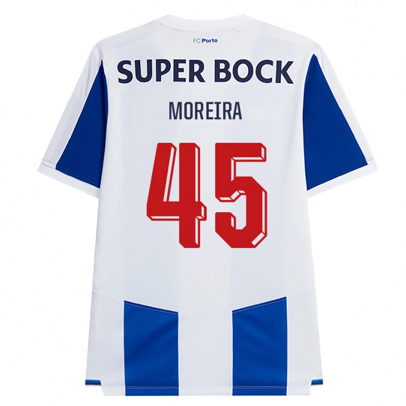 Danxen Donna Maglia João Moreira #45 Blu Bianco Rosso Kit Gara Home 2026/27 Maglietta