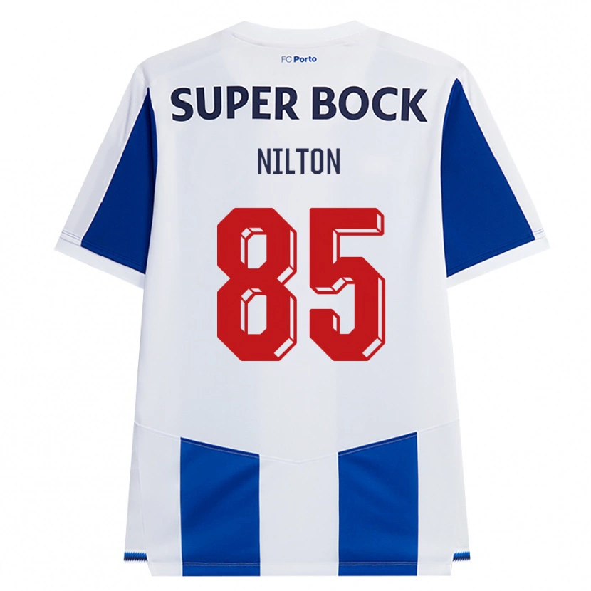 Danxen Donna Maglia Nilton #85 Blu Bianco Rosso Kit Gara Home 2026/27 Maglietta