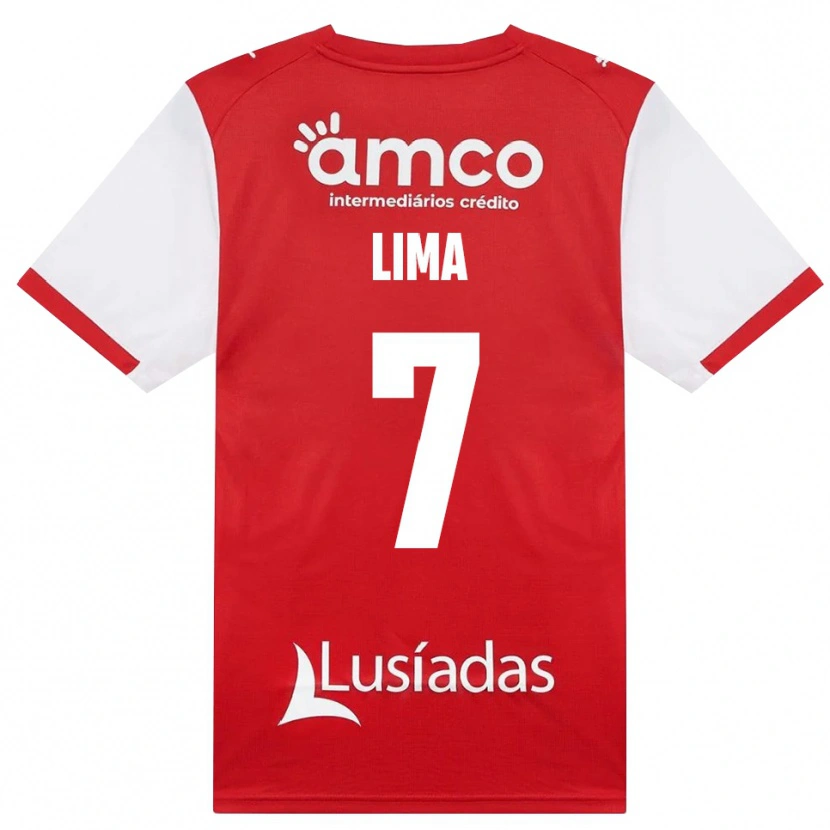 Danxen Donna Maglia Heriksson Lima #7 Bianco Rosso Nero Kit Gara Home 2026/27 Maglietta
