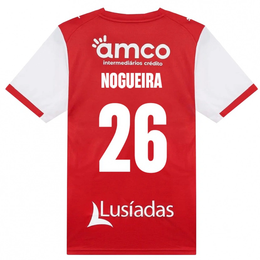Danxen Donna Maglia Ana Nogueira #26 Bianco Rosso Nero Kit Gara Home 2026/27 Maglietta