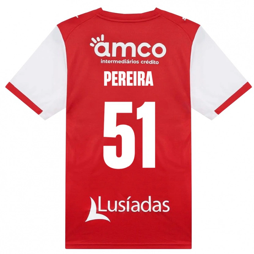 Danxen Donna Maglia Evy Pereira #51 Bianco Rosso Nero Kit Gara Home 2026/27 Maglietta