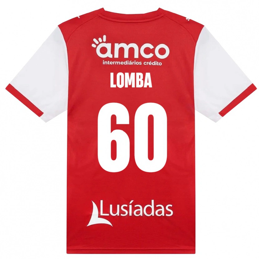 Danxen Donna Maglia João Lomba #60 Bianco Rosso Nero Kit Gara Home 2026/27 Maglietta