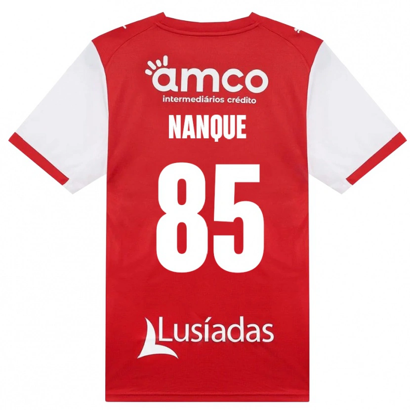 Danxen Donna Maglia Edgar Nanque #85 Bianco Rosso Nero Kit Gara Home 2026/27 Maglietta