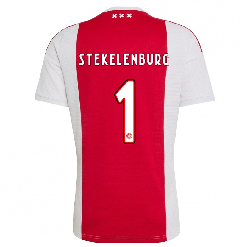 Danxen Donna Maglia Maarten Stekelenburg #1 Rosso Bianco Giallo Kit Gara Home 2026/27 Maglietta
