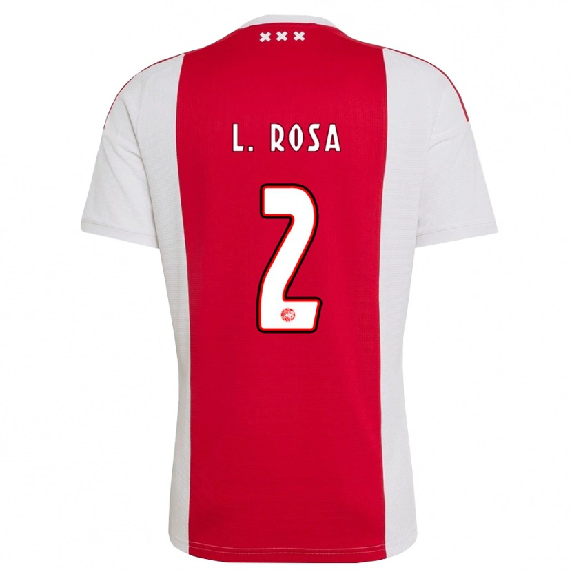 Danxen Donna Maglia Lucas Rosa #2 Rosso Bianco Giallo Kit Gara Home 2026/27 Maglietta