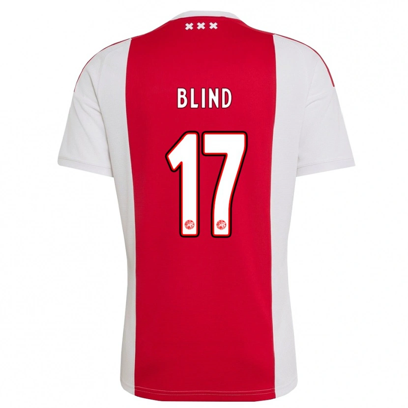 Danxen Donna Maglia Daley Blind #17 Rosso Bianco Giallo Kit Gara Home 2026/27 Maglietta