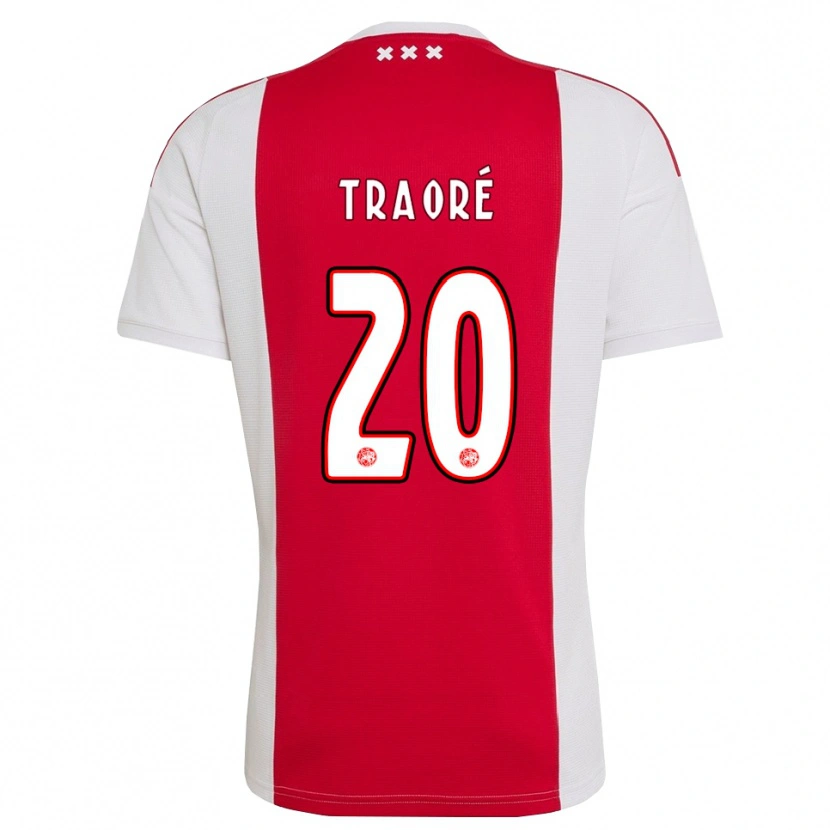 Danxen Donna Maglia Bertrand Traore #20 Rosso Bianco Giallo Kit Gara Home 2026/27 Maglietta