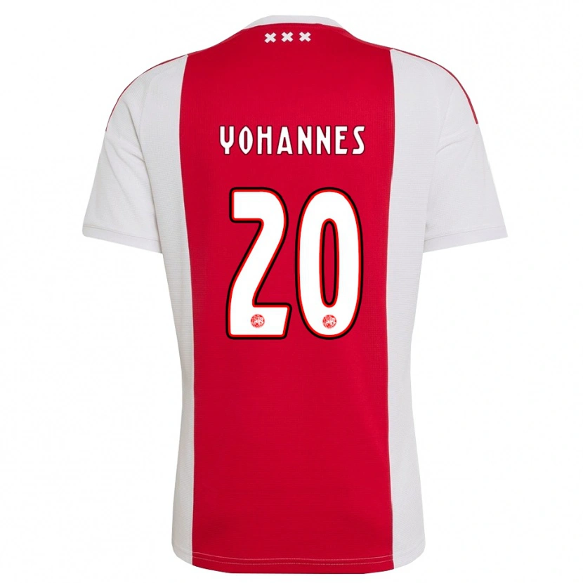 Danxen Donna Maglia Lily Yohannes #20 Rosso Bianco Giallo Kit Gara Home 2026/27 Maglietta