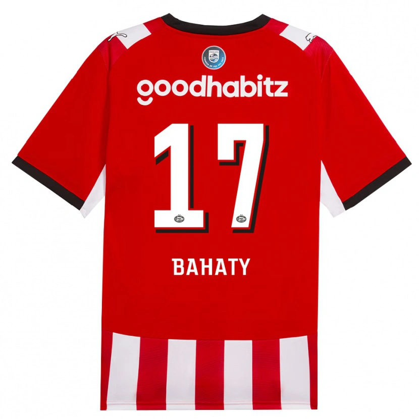 Danxen Donna Maglia Manuel Bahaty #17 Rosso Bianco Nero Kit Gara Home 2026/27 Maglietta