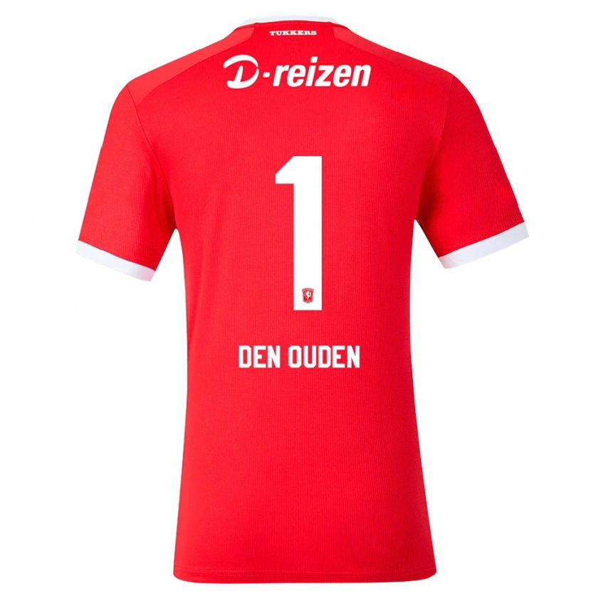 Danxen Donna Maglia Jim Den Ouden #1 Rosso Bianco Kit Gara Home 2026/27 Maglietta
