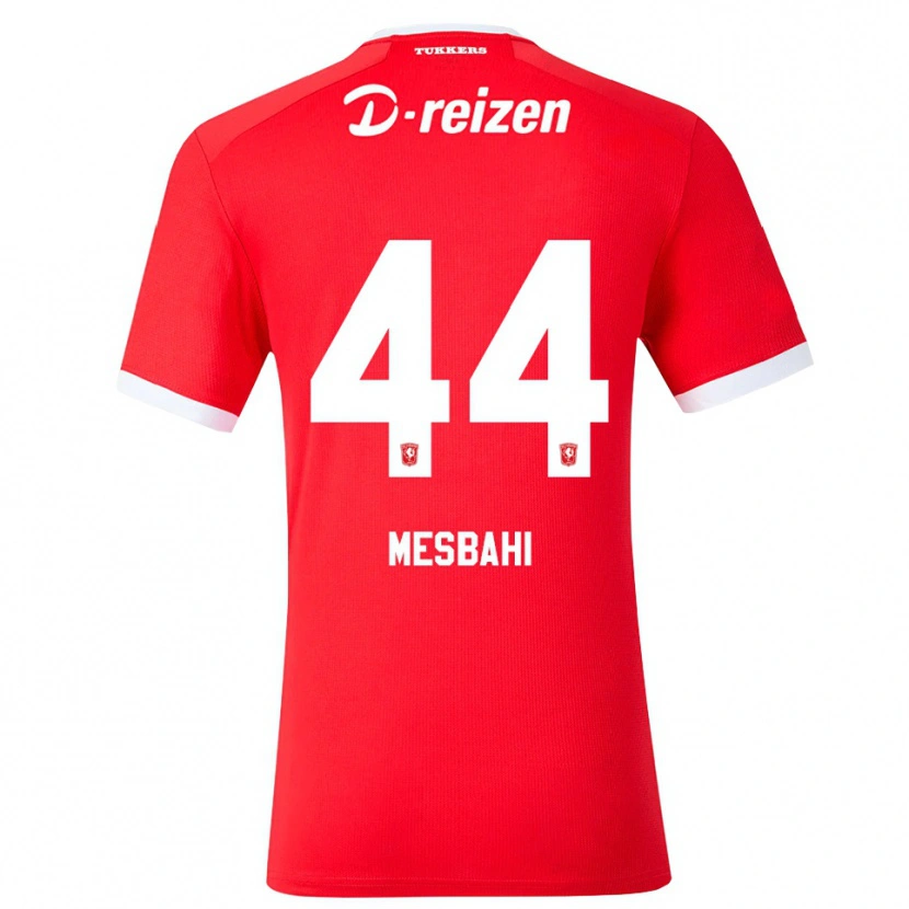 Danxen Donna Maglia Juliën Mesbahi #44 Rosso Bianco Kit Gara Home 2026/27 Maglietta