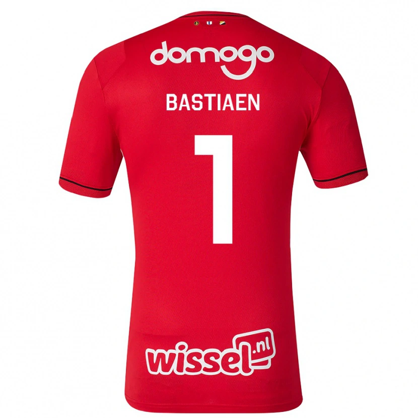 Danxen Donna Maglia Femke Bastiaen #1 Rosso Bianco Nero Kit Gara Home 2026/27 Maglietta