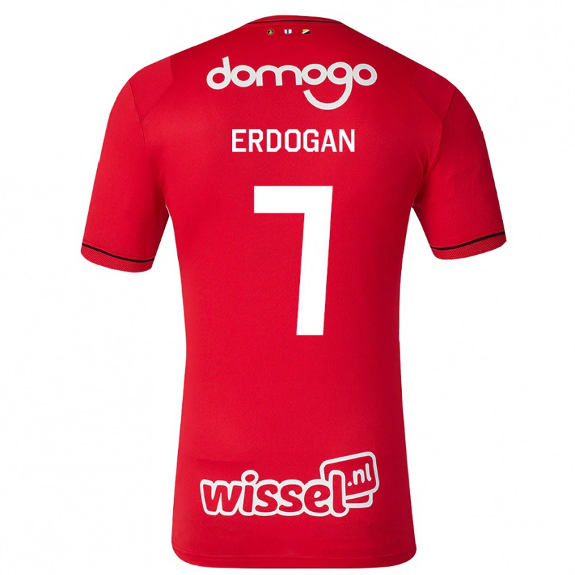 Danxen Donna Maglia Talha Erdogan #7 Rosso Bianco Nero Kit Gara Home 2026/27 Maglietta