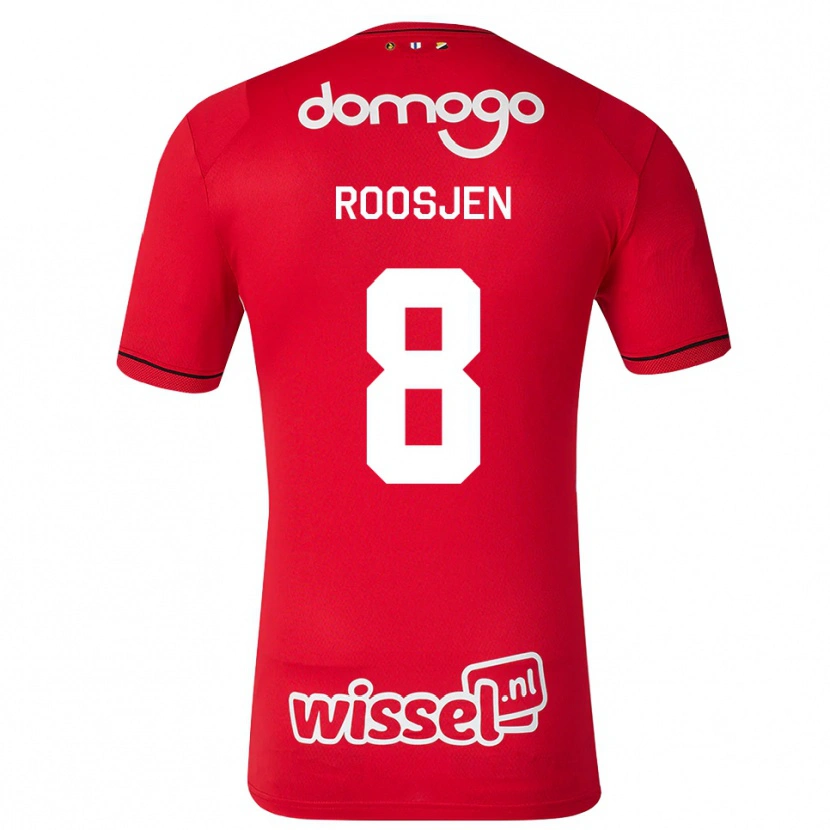 Danxen Donna Maglia Judith Roosjen #8 Rosso Bianco Nero Kit Gara Home 2026/27 Maglietta