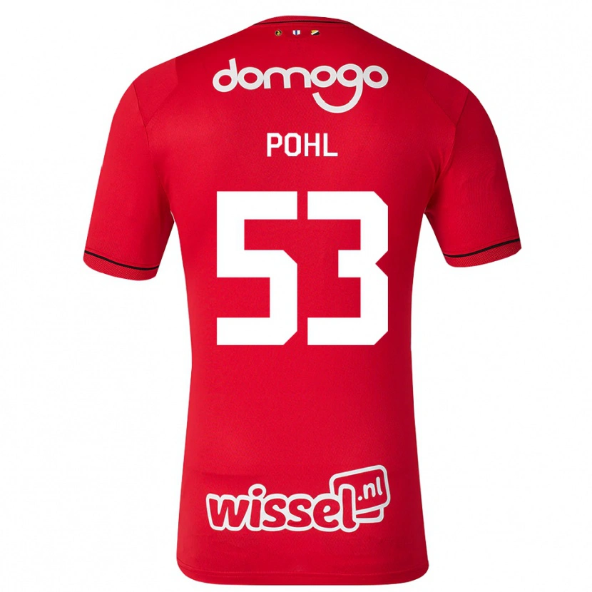 Danxen Donna Maglia Ferdinand Pohl #53 Rosso Bianco Nero Kit Gara Home 2026/27 Maglietta