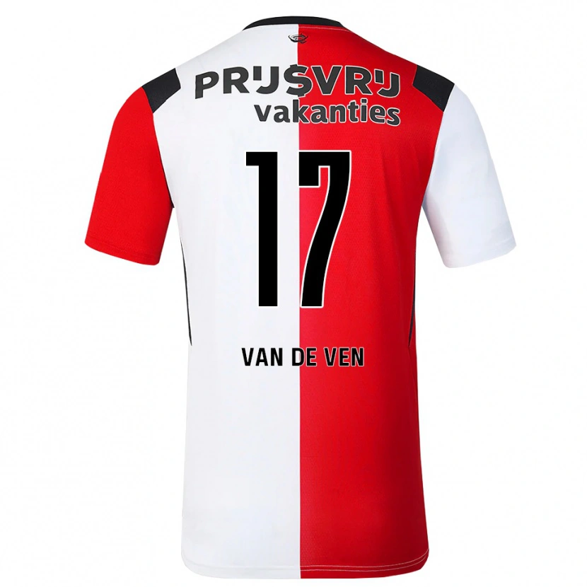 Danxen Donna Maglia Zoi Van De Ven #17 Rosso Bianco Nero Kit Gara Home 2026/27 Maglietta