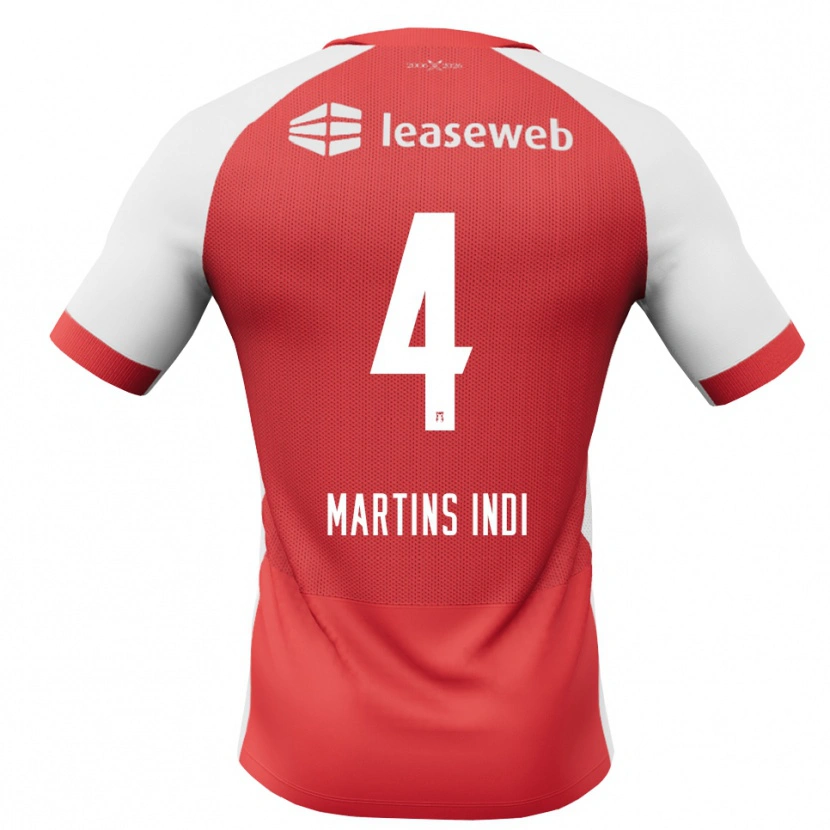 Danxen Donna Maglia Bruno Martins Indi #4 Rosso Bianco Nero Kit Gara Home 2026/27 Maglietta
