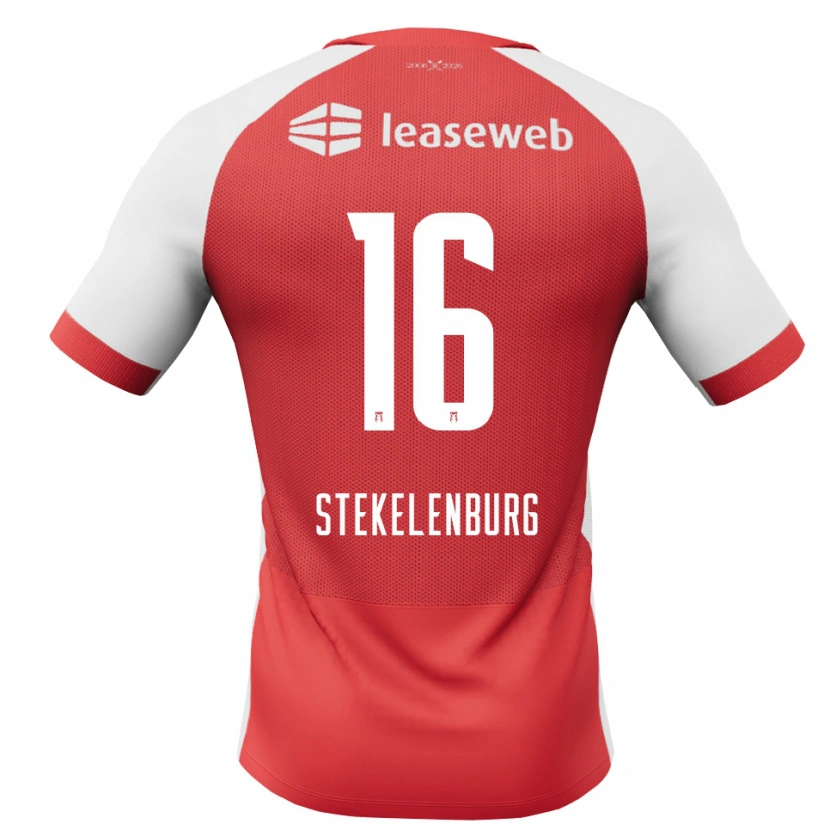 Danxen Donna Maglia Sem Stekelenburg #16 Rosso Bianco Nero Kit Gara Home 2026/27 Maglietta