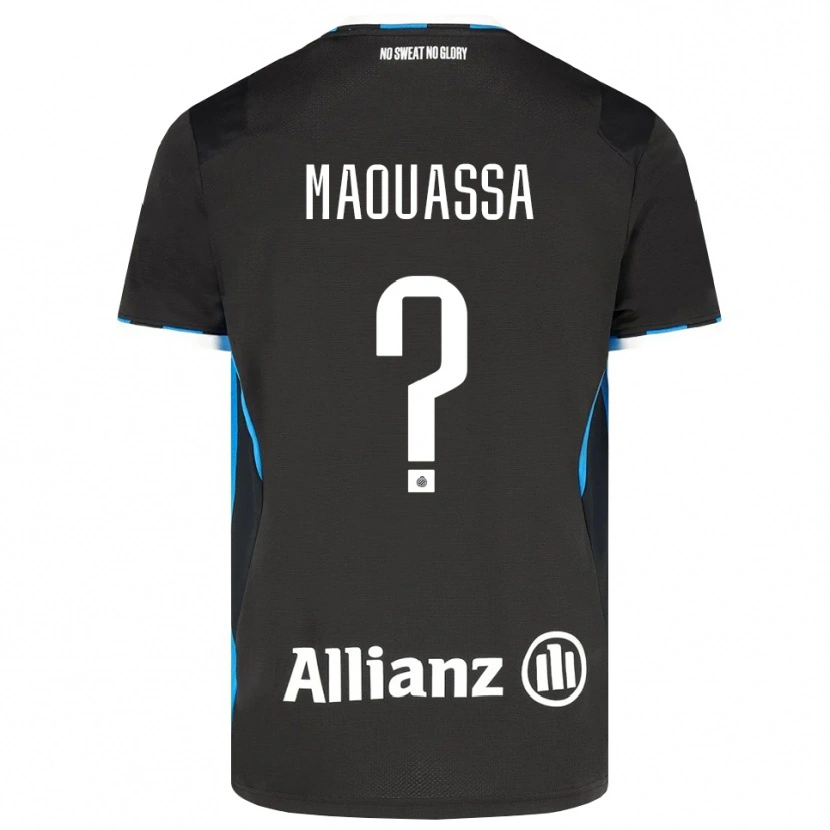 Danxen Donna Maglia Faitout Maouassa #0 Nero Rosso Blu Kit Gara Home 2026/27 Maglietta