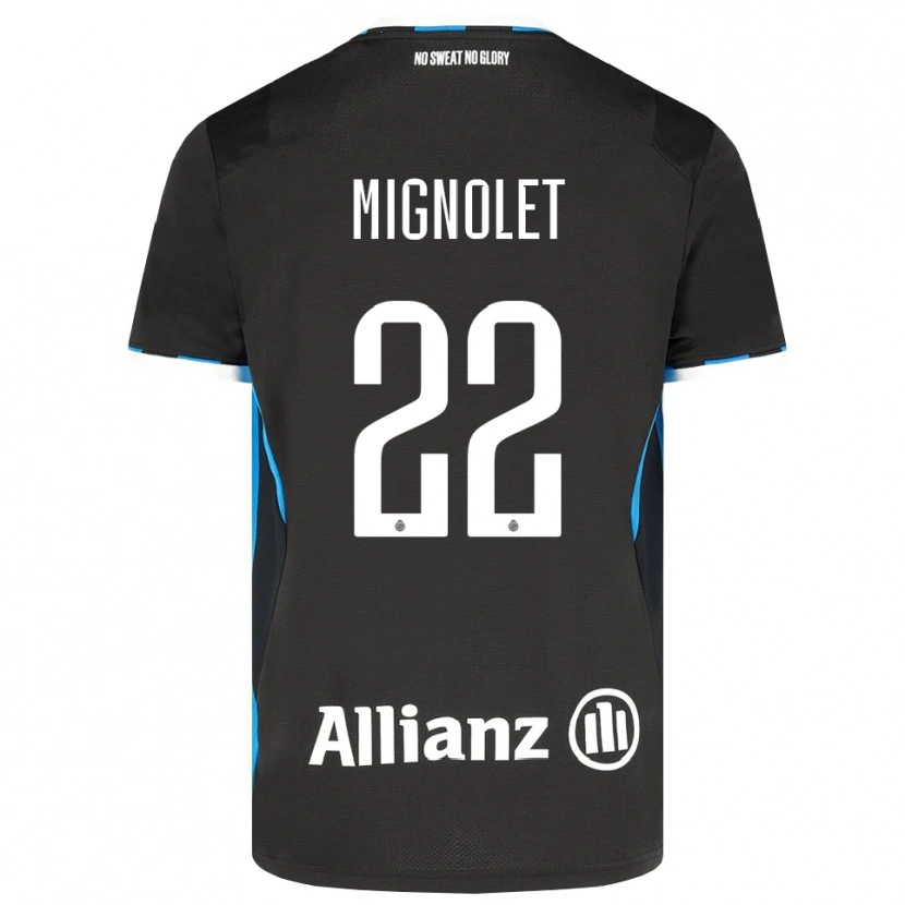 Danxen Donna Maglia Simon Mignolet #22 Nero Rosso Blu Kit Gara Home 2026/27 Maglietta