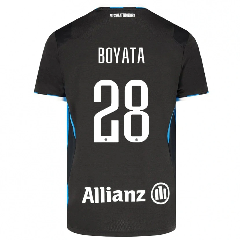 Danxen Donna Maglia Dedryck Boyata #28 Nero Rosso Blu Kit Gara Home 2026/27 Maglietta