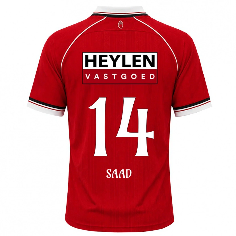 Danxen Donna Maglia Jabir Saad #14 Rosso Bianco Nero Kit Gara Home 2026/27 Maglietta