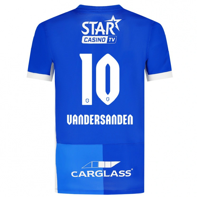 Danxen Donna Maglia Sien Vandersanden #10 Blu Medio Blu Reale Bianco Kit Gara Home 2026/27 Maglietta