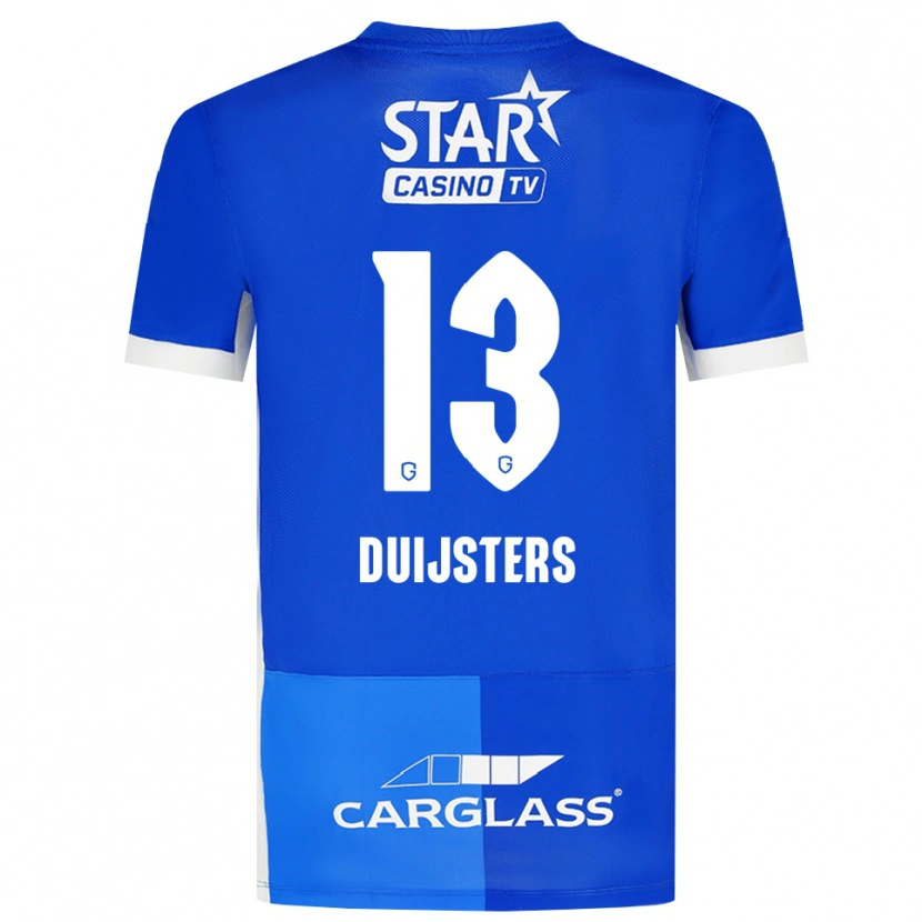 Danxen Donna Maglia Gwen Duijsters #13 Blu Medio Blu Reale Bianco Kit Gara Home 2026/27 Maglietta